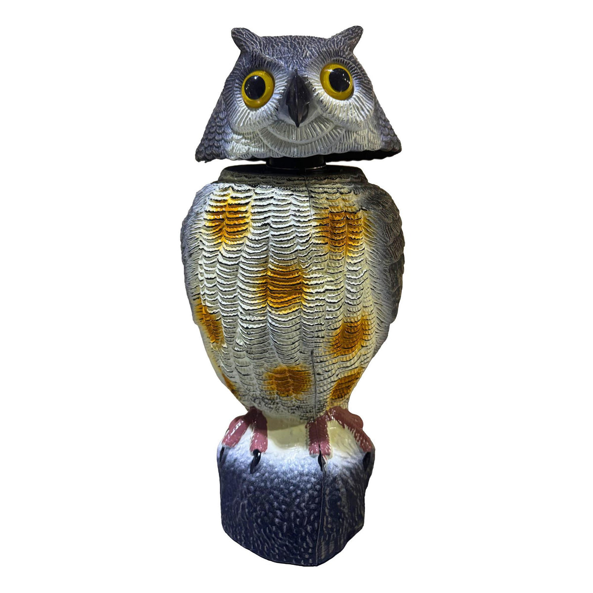 Bird Deterrent Owl Decoy with Wobbling Head