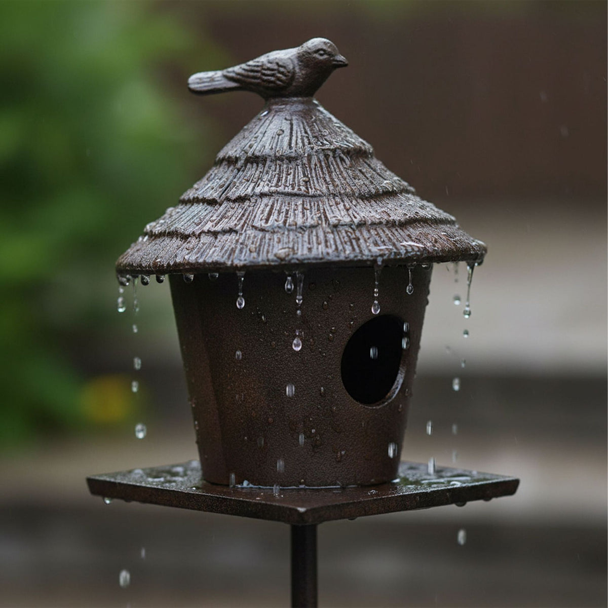 Bird Feeder With Stand – Weatherproof Cast Iron