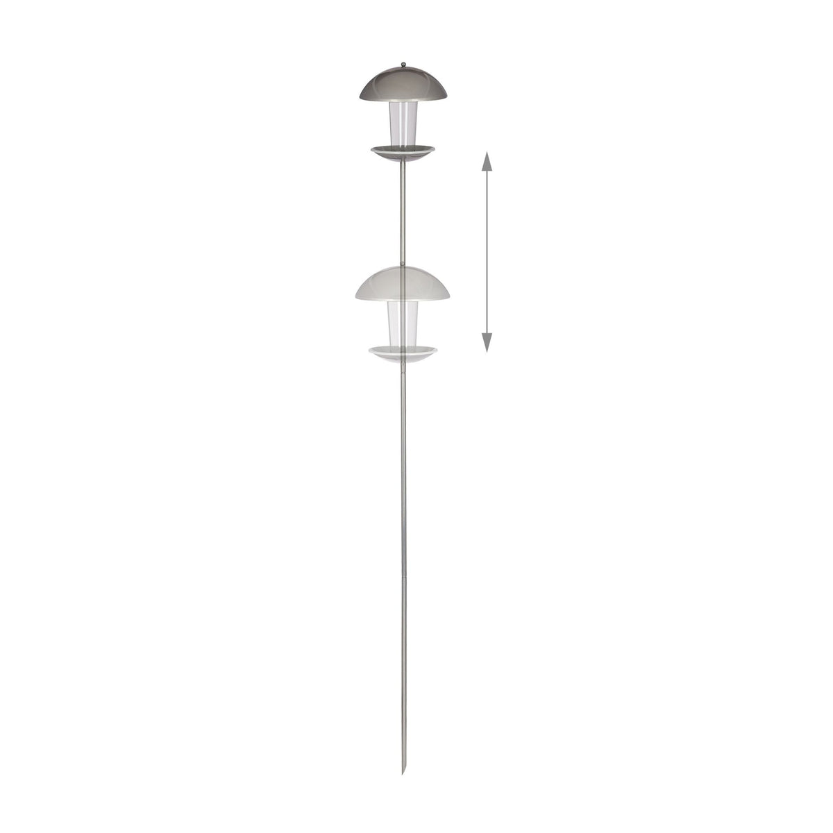 Bird feeder on a stick