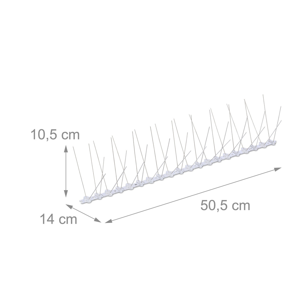 Bird repellent spikes, set of 6
