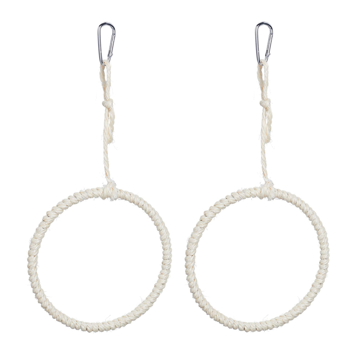 Bird swing ring set of 2