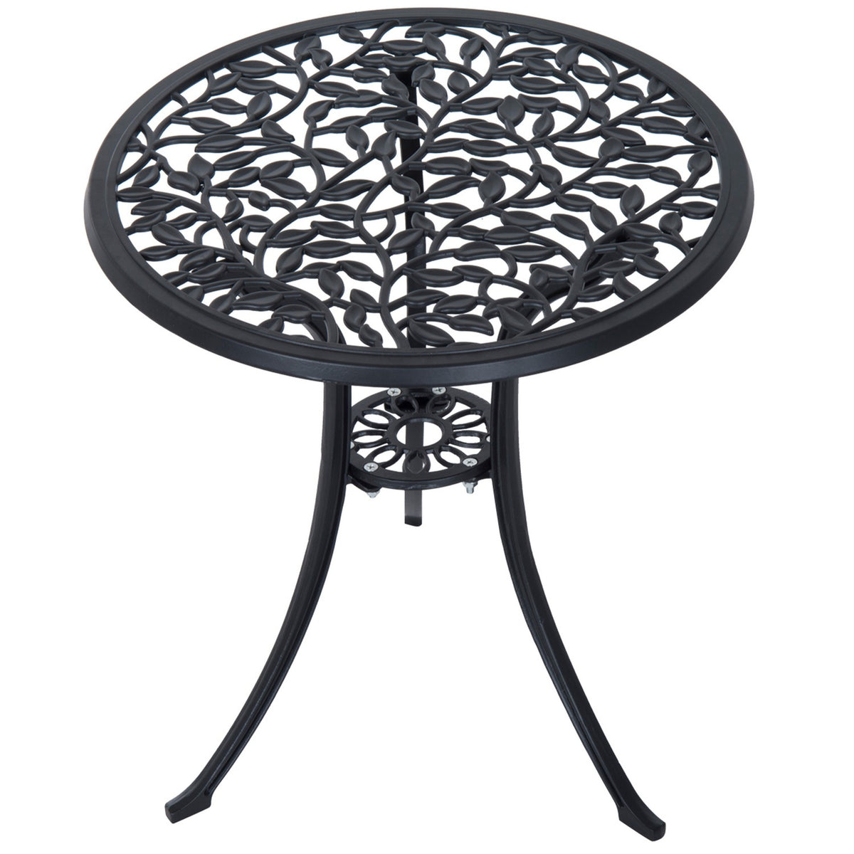 Bistro Set For 2 People Balcony Furniture Set Bistro Table With 2 Chairs Black