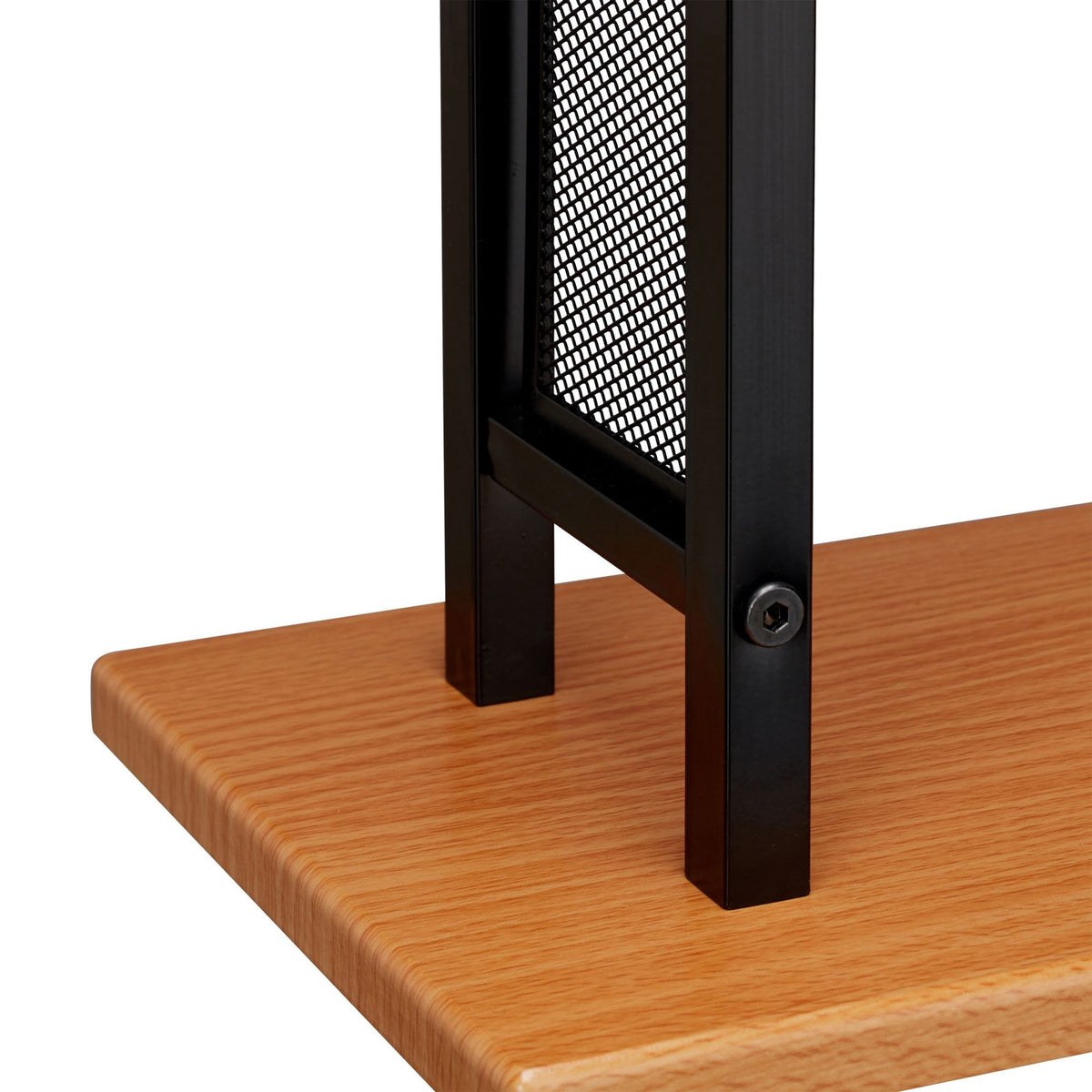Black Double Rail Towel Rack