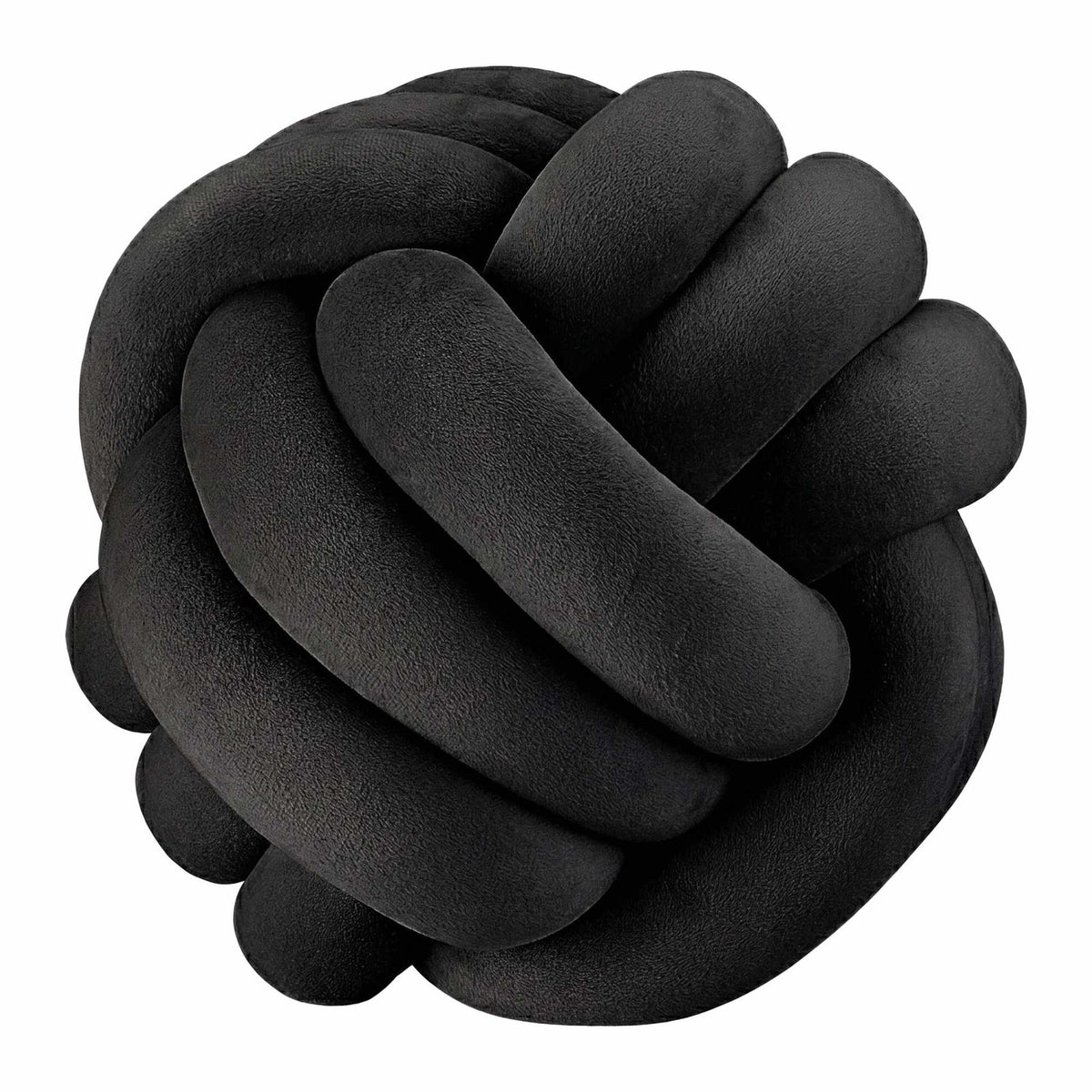Black Knot Pillow, 25 cm – Polyester Foam