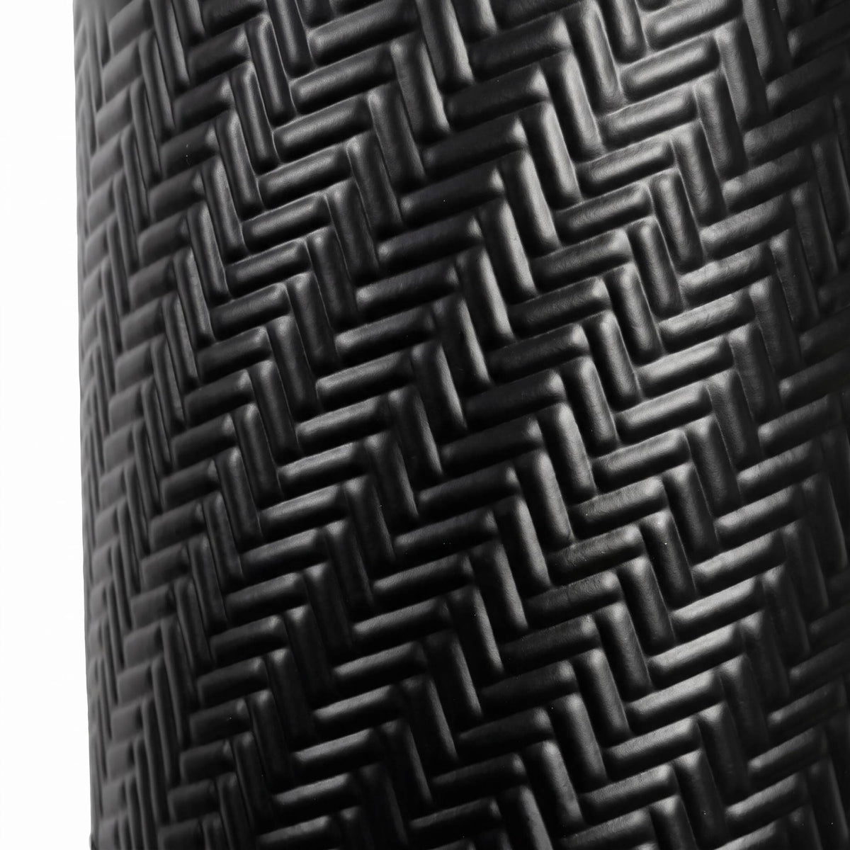 Black Metal Plant Stand Set of 2 – Modern Embossed Finish
