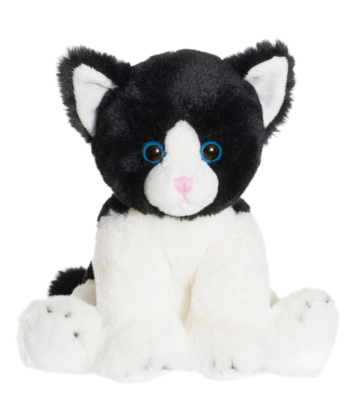 Black Plush Cat Toy, Soft Fur, 23cm, Machine Washable