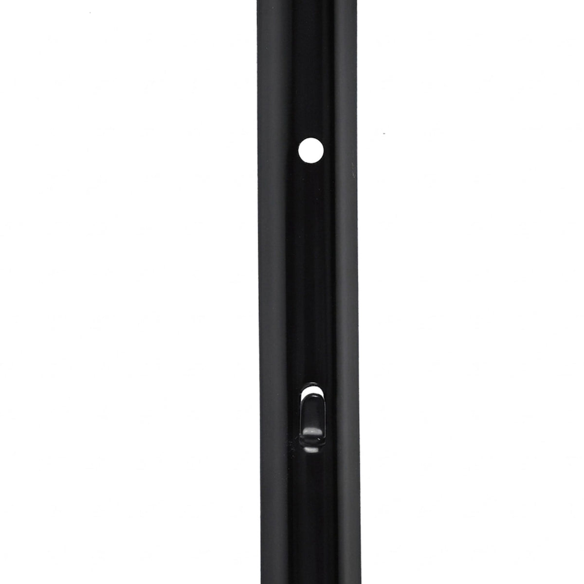 Black Steel Fence Posts, 90 cm, Set of 10
