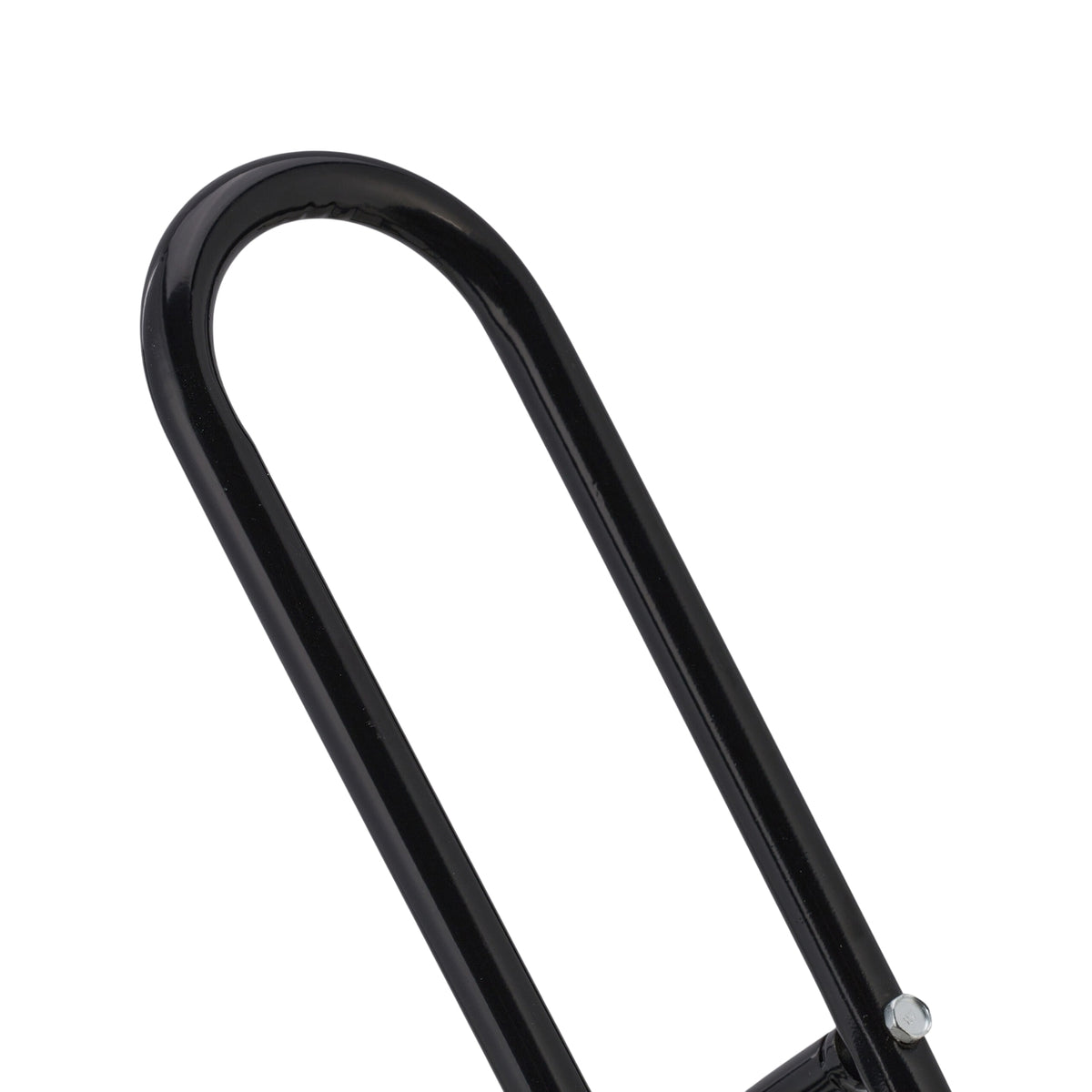 Black bike rack for 2 bikes