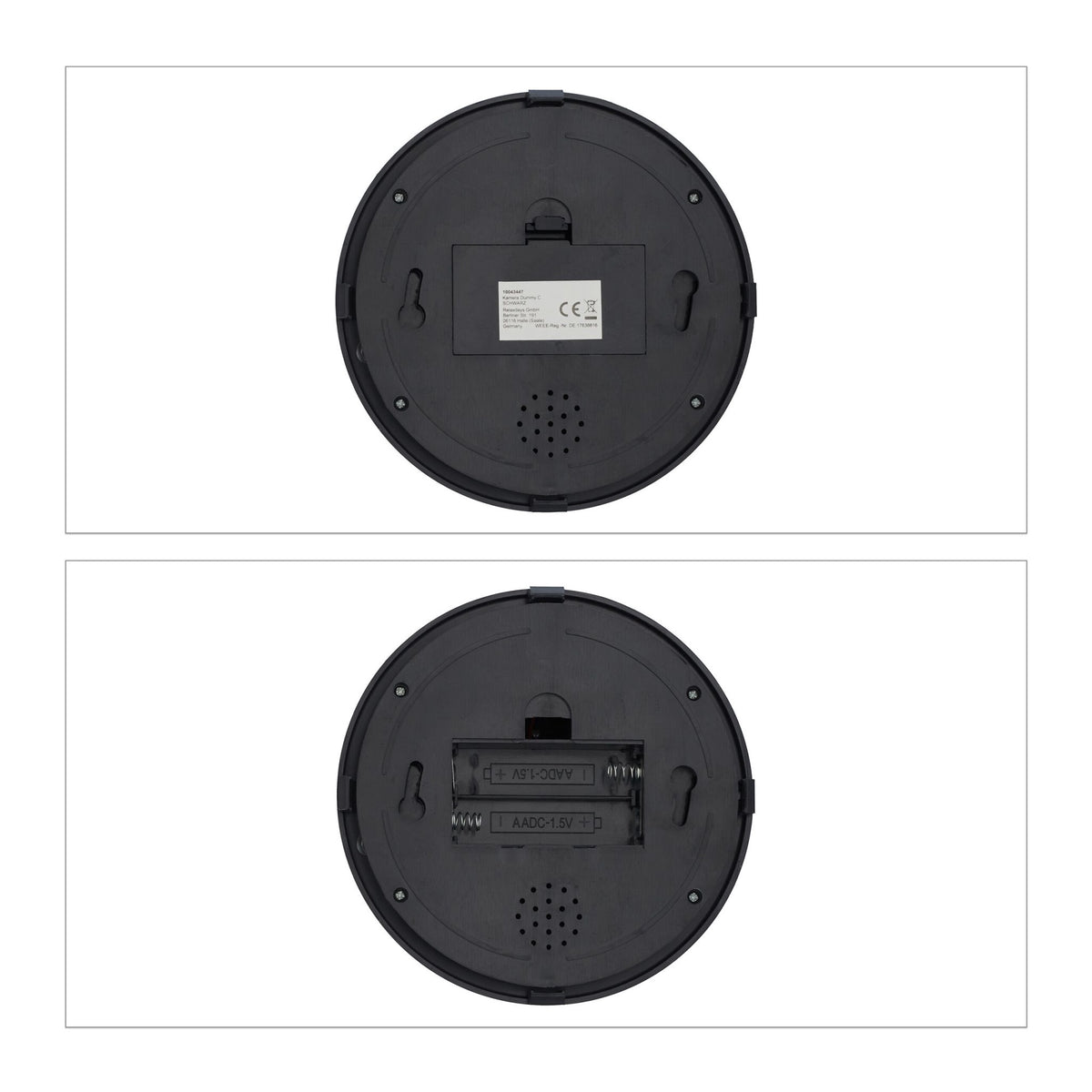 Black camera dummy domed mold set of 2