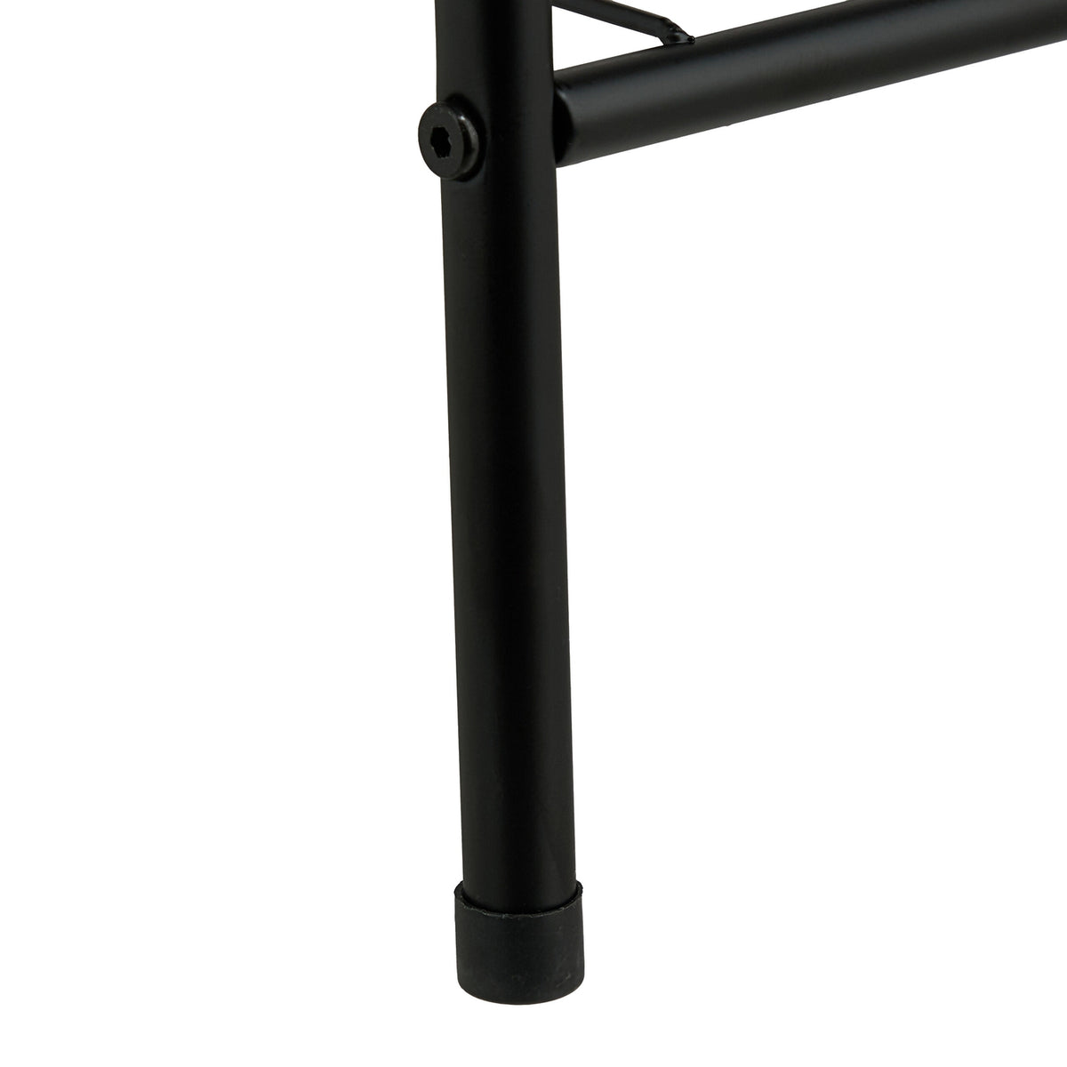 Black clothes hanger 2 shelves