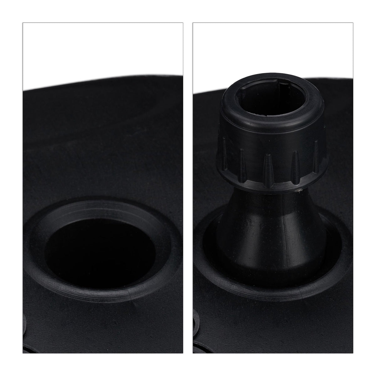 Black parasol base