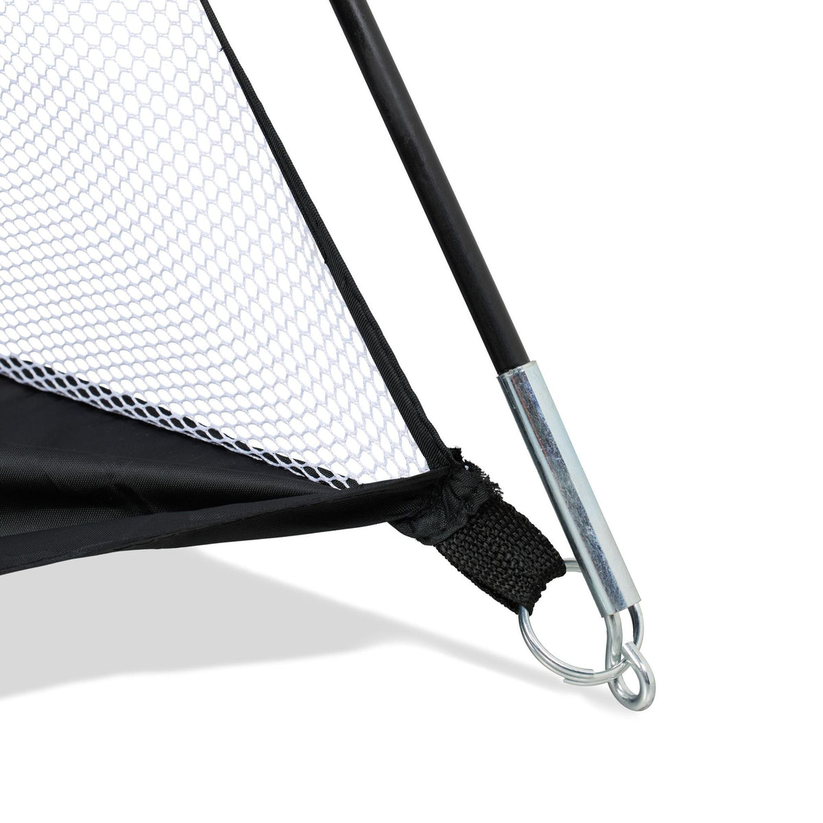 Black practice net for golf