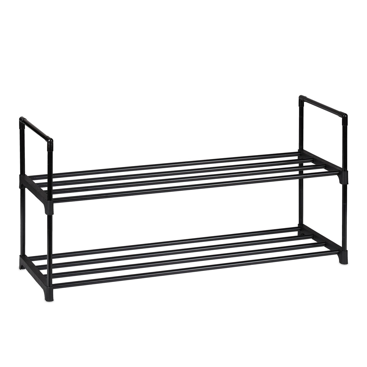 Black shoe shelf
