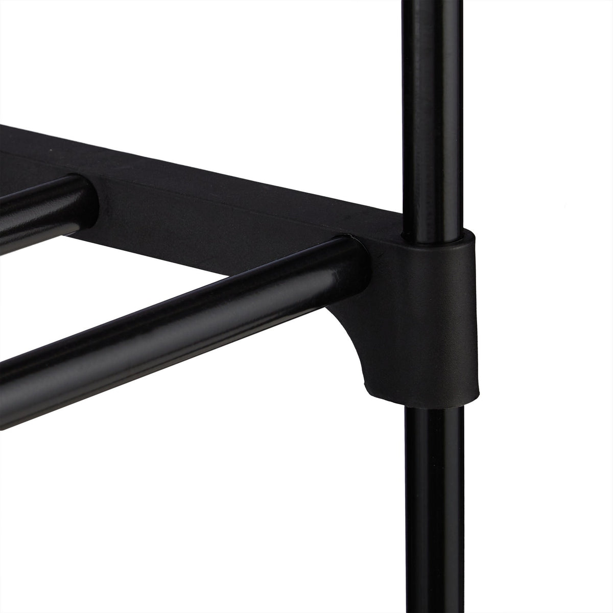 Black shoe shelf
