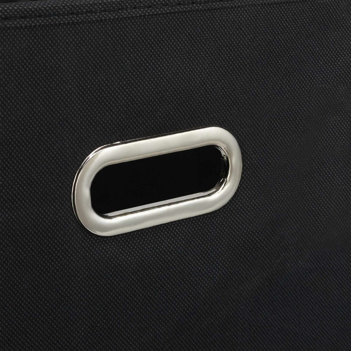 Black storage box in set of 2