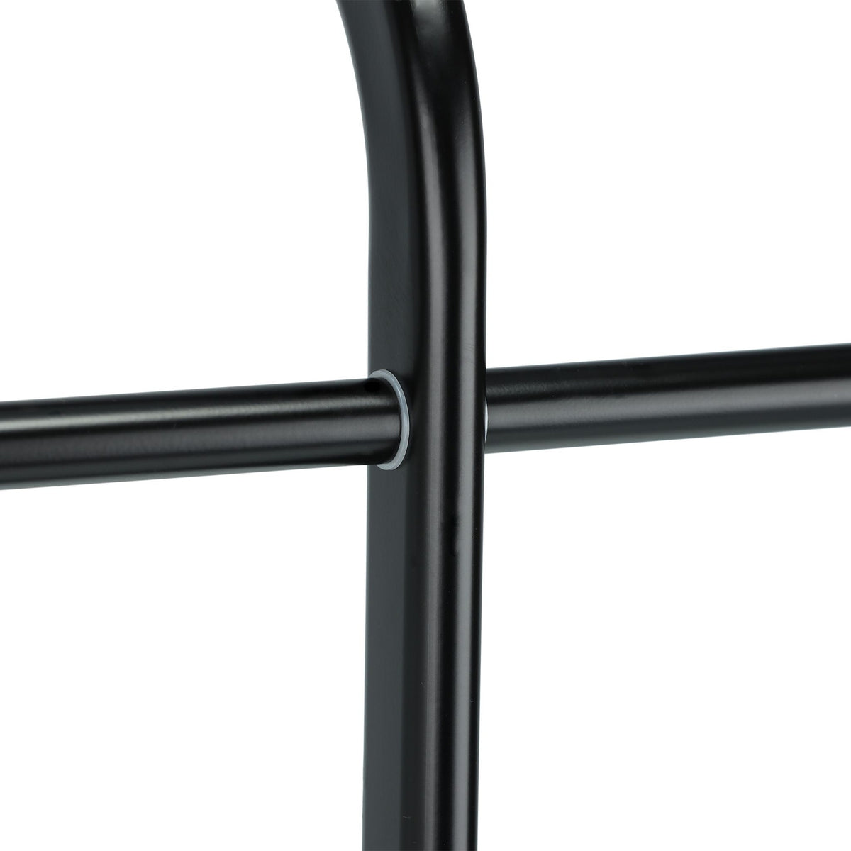 Black towel stand with 3 rails
