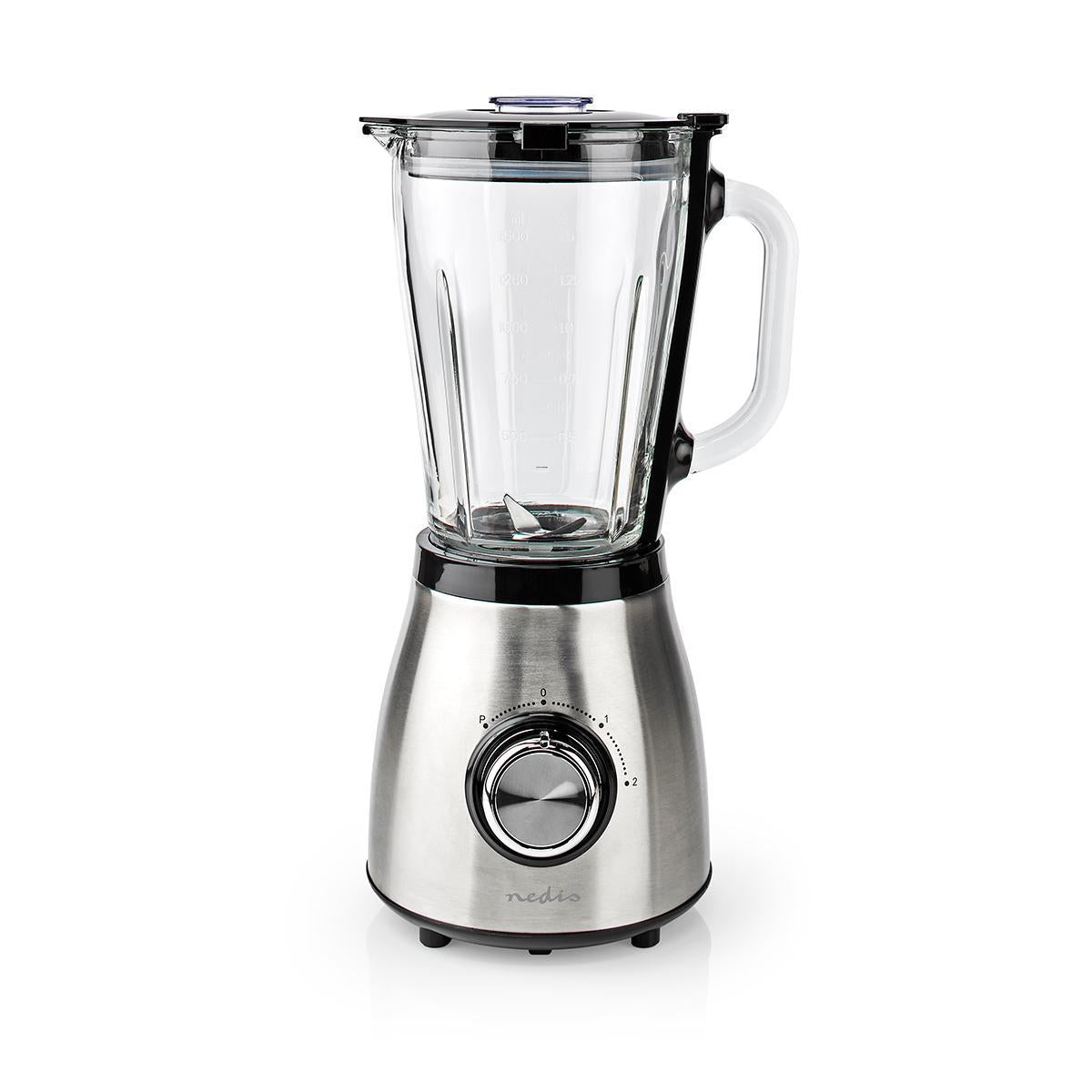 Blender | 800 W | 1.5 l | Glass | 2 speed setting | Silver / Black