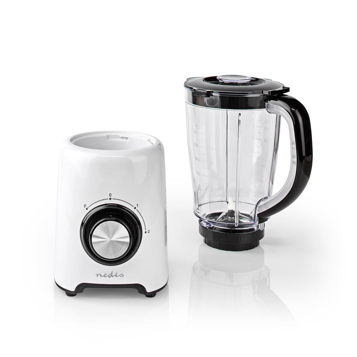 Blender | 800 W | 1.5 l | Plastic | 2 speed setting | Black / White