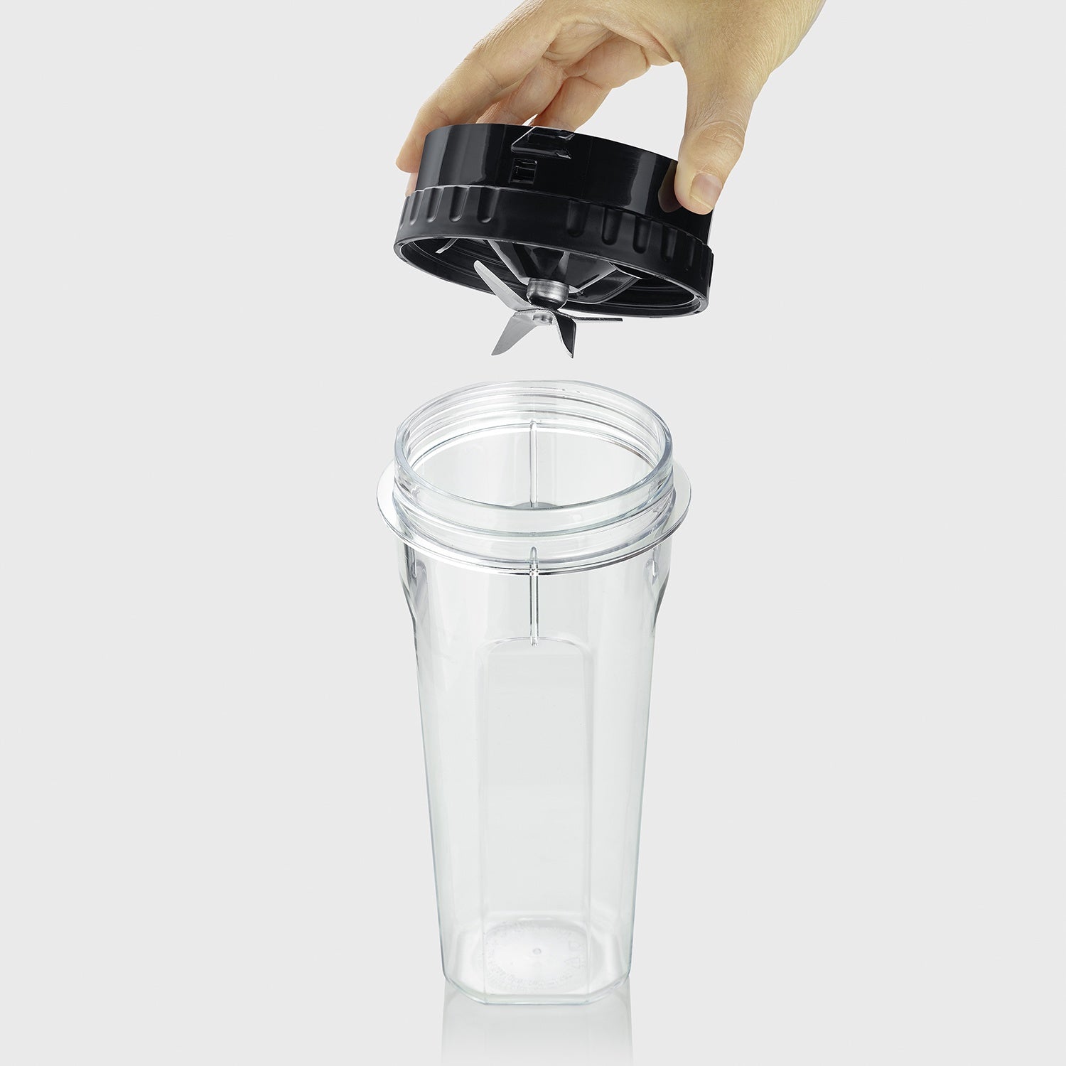 Blender With 1.5L Glass Jug, 600W, Smoothie Cup, Chopper