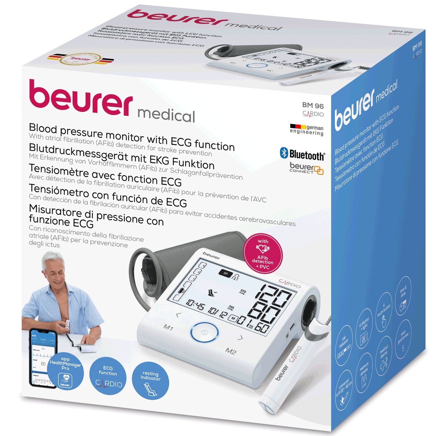 Blood pressure monitor - EKG Bluetooth® BM 96