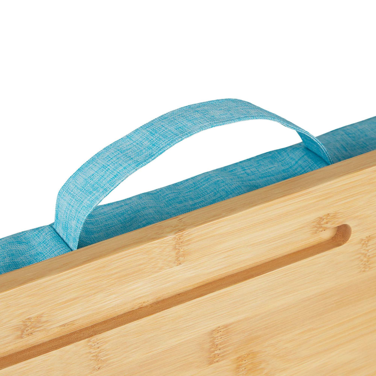 Blue Lapdesk with bamboo tray