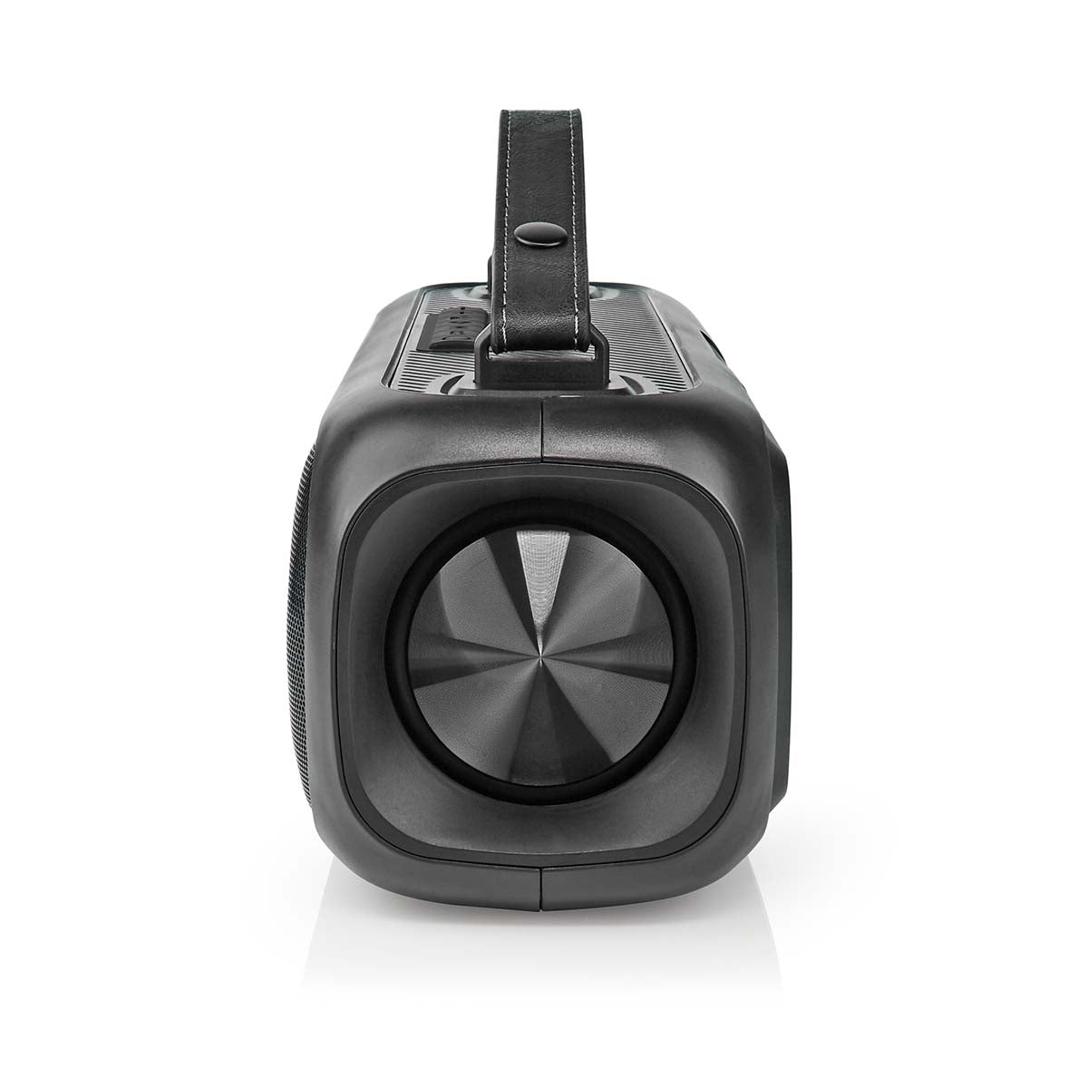 Bluetooth® Party Boombox | 4.5 hours | 2.0 | 45 W| Playback of media: AUX / USB | IPX5 | Syncable | Carrying handle | Party lights | Black