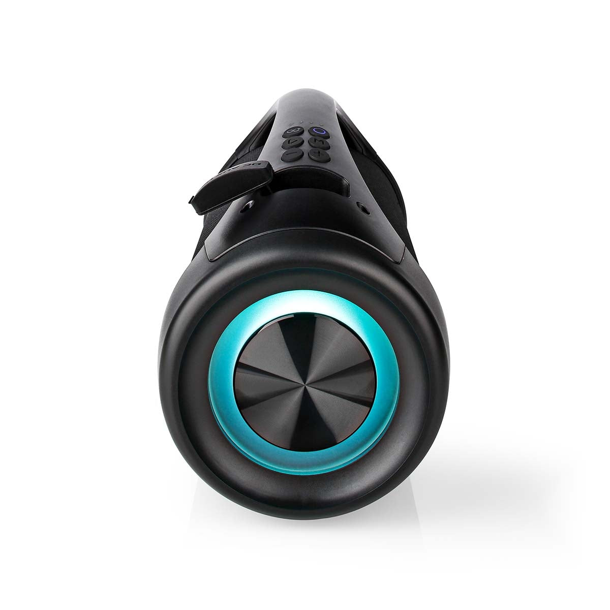 Bluetooth® Party Boombox | 6 hours | 2.0 | 50 W | Playback of media: AUX / USB | IPX5 | Syncable | Carrying handle | Party lights | Black