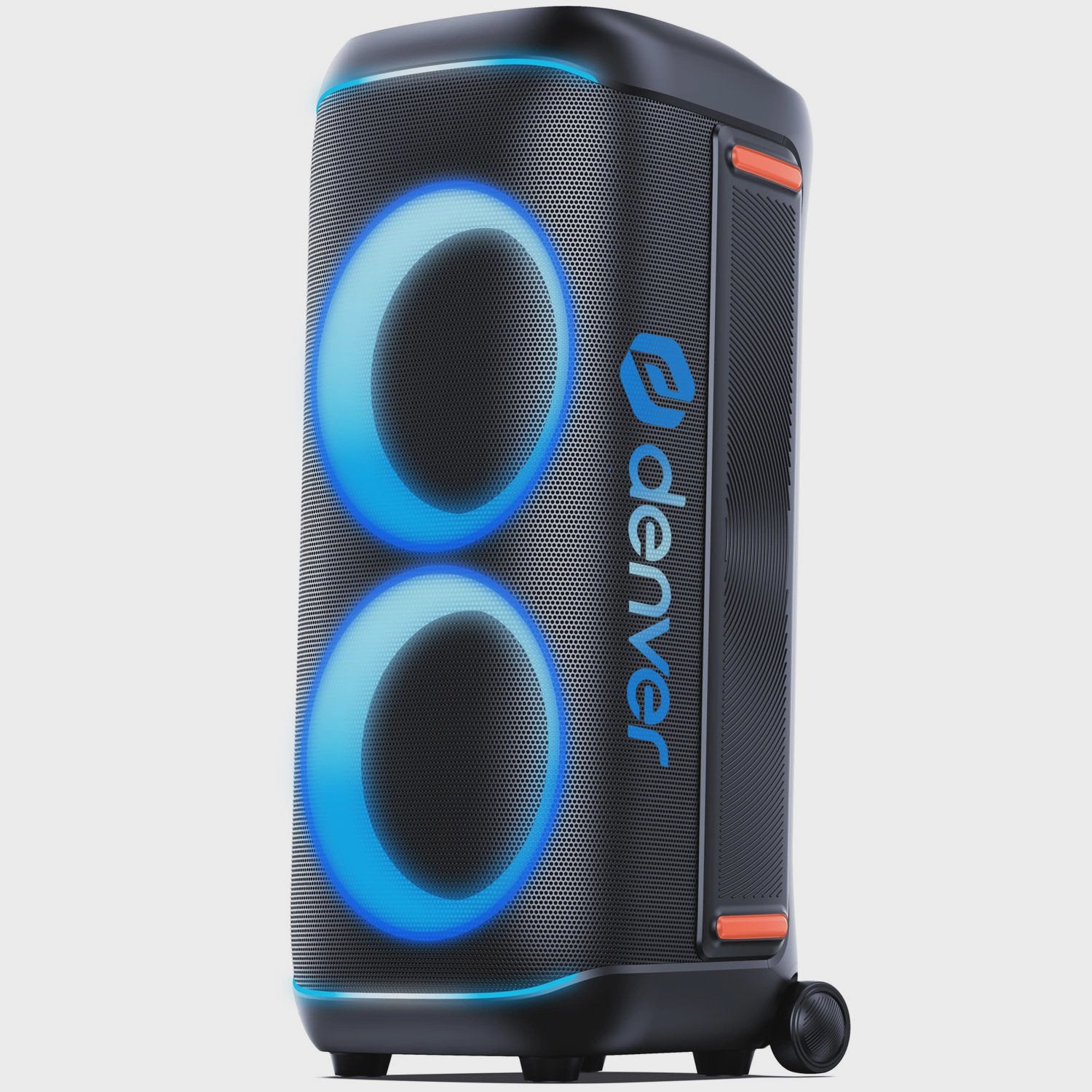 Bluetooth Party Speaker, 2x10" Woofers, 200W, LED Lights