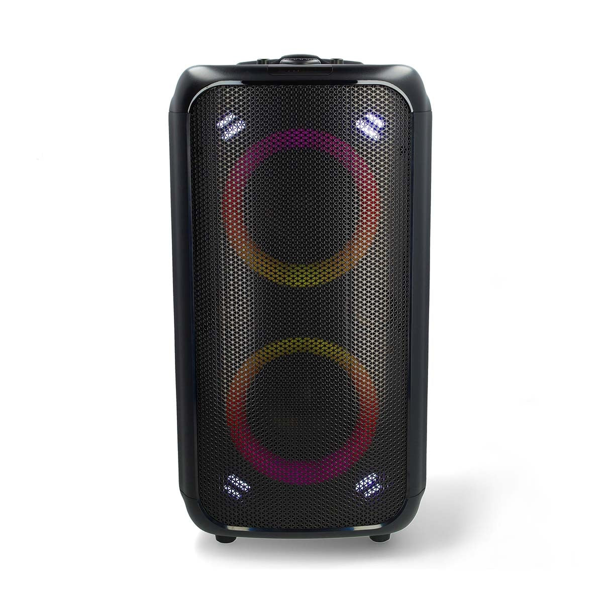 Bluetooth® Party Speaker | Maximum battery play time: 5 hrs | 240 W | Carrying handle | Party lights | Equalizer | Black / Orange