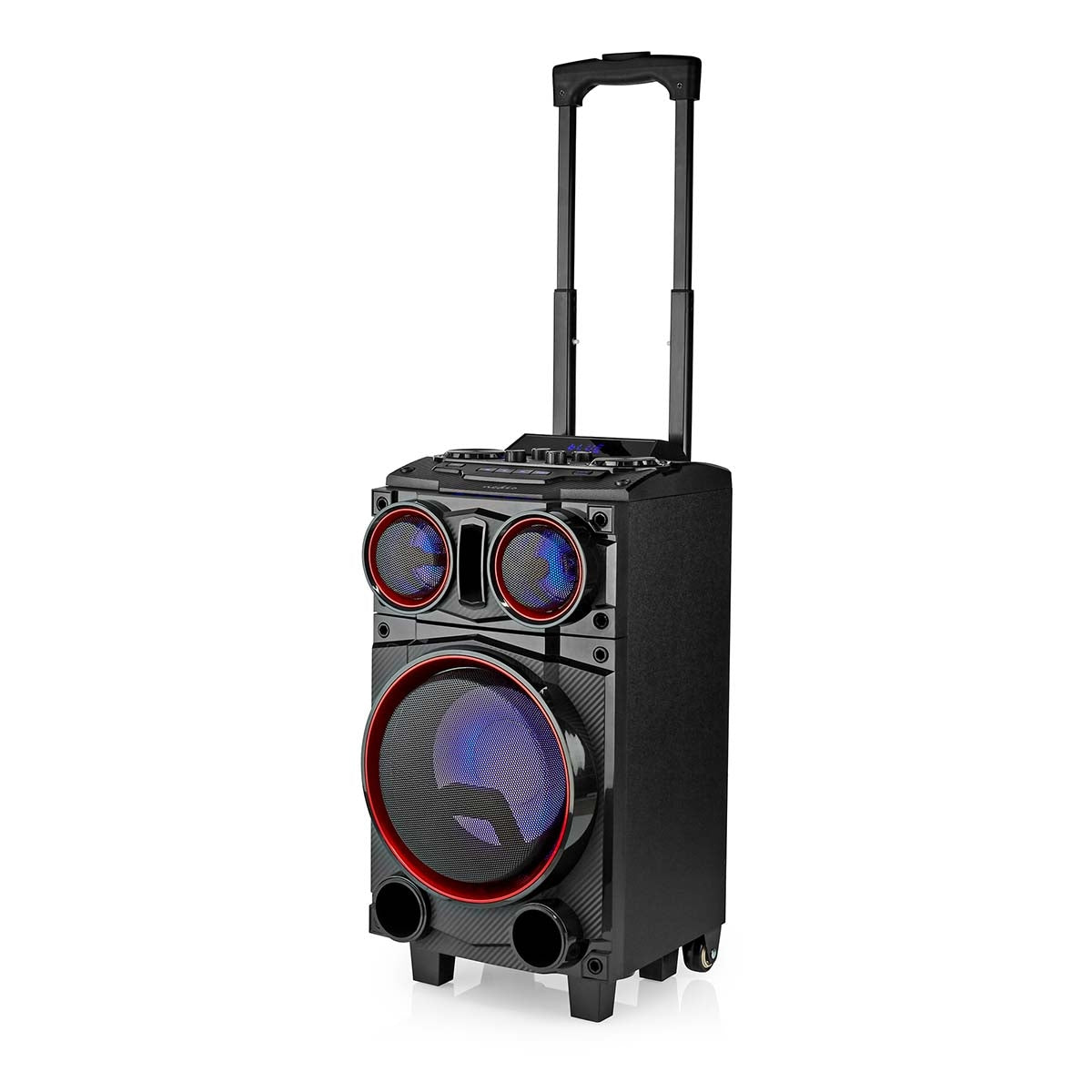 Bluetooth® Party Speaker | Maximum battery play time: 6.5 hrs | 120 W | Carrying handle | Party lights | Equalizer | Black