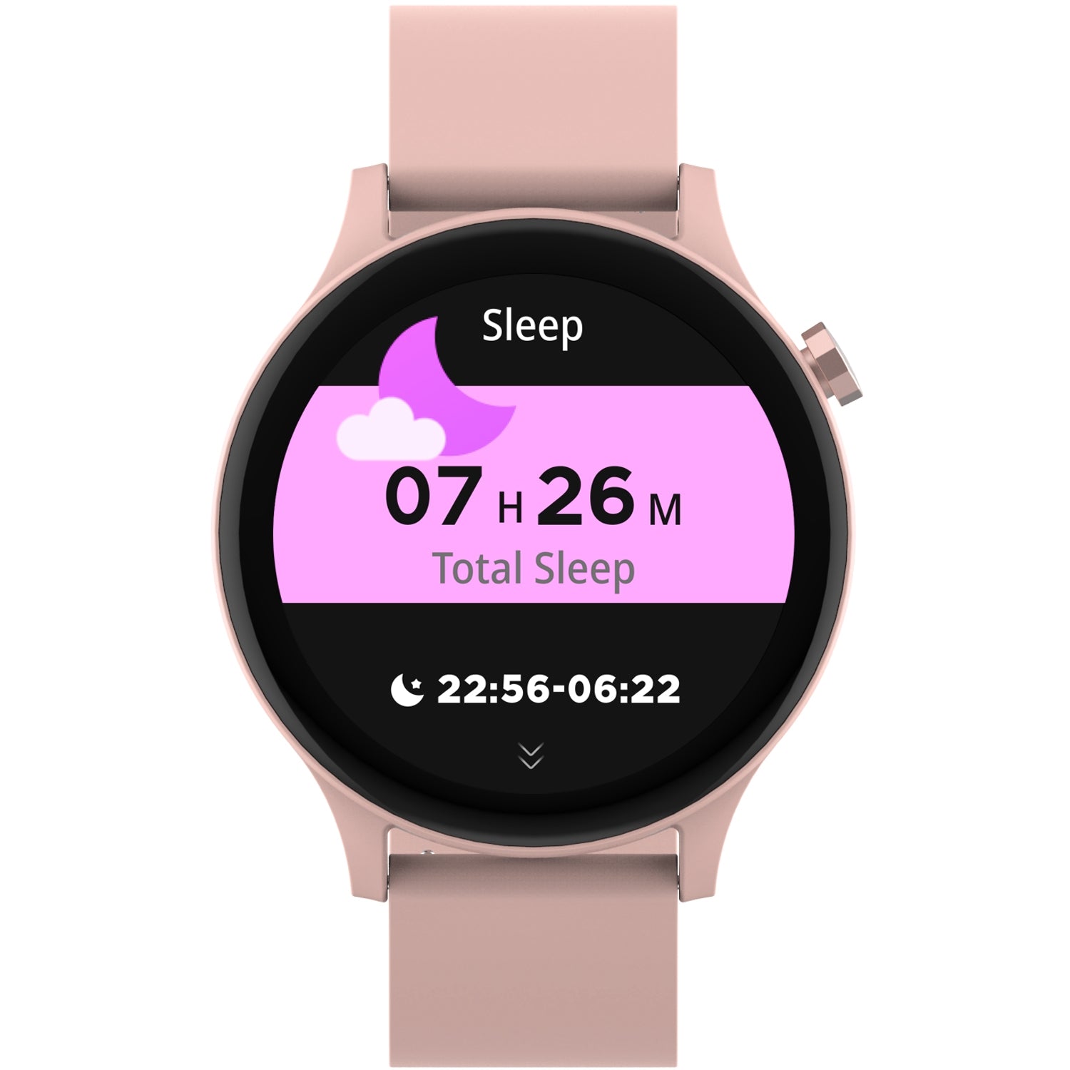 Bluetooth Smart Watch Pink/Beige