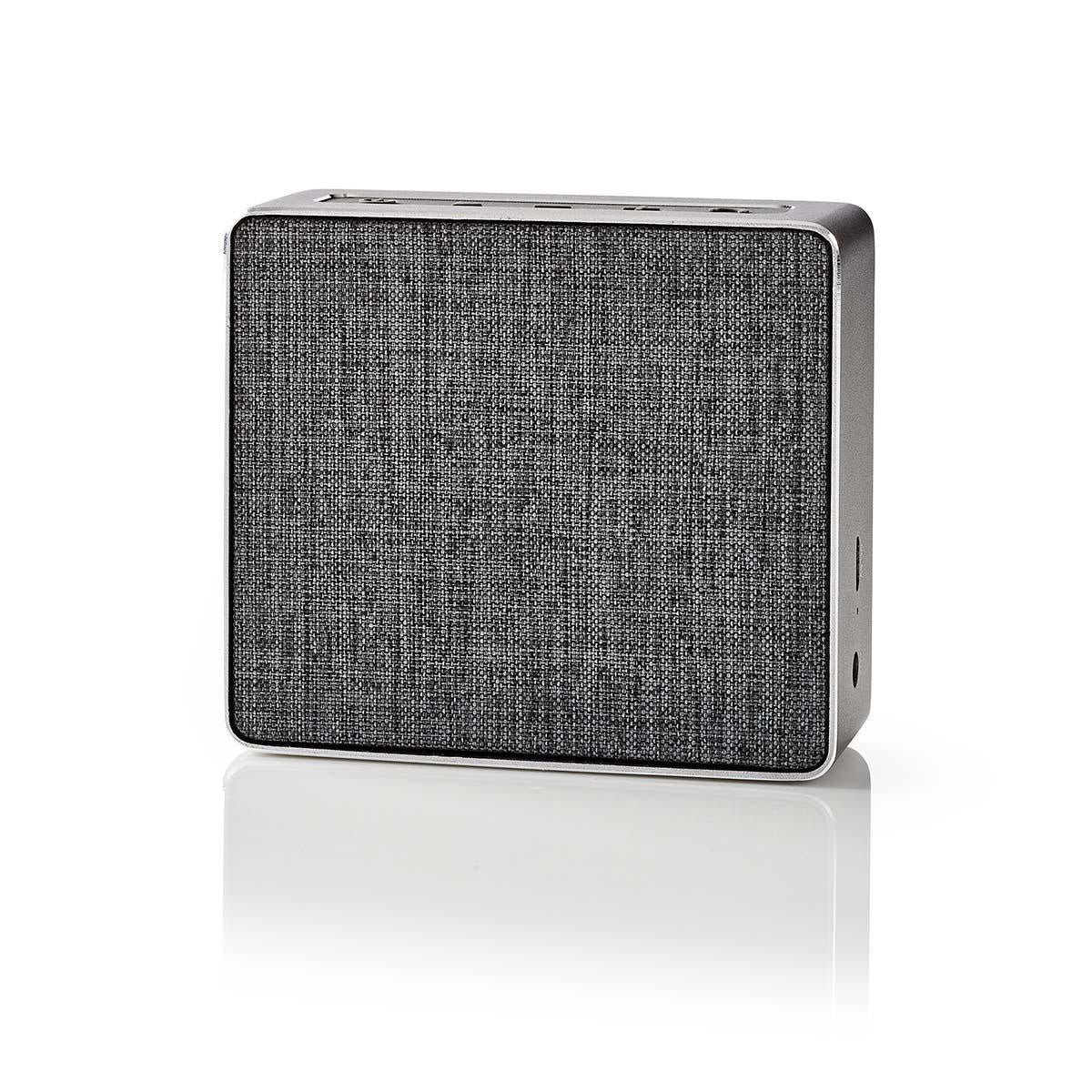 Bluetooth® Speaker | Maximum battery life: 4 hours | Handheld design | 15 W| Stereo | Built-in microphone | Gray