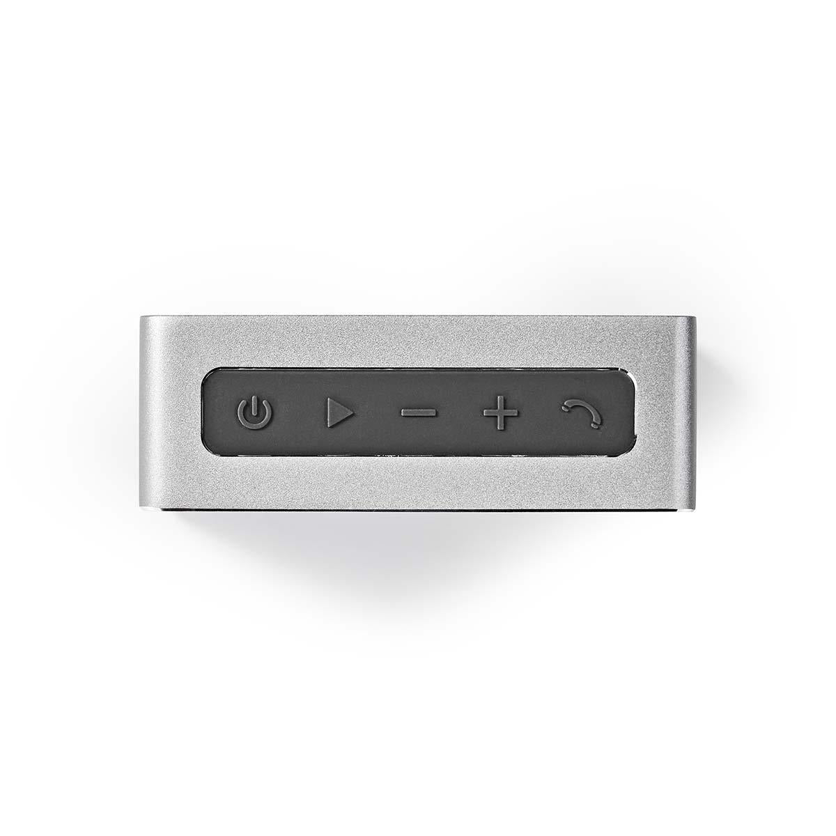 Bluetooth® Speaker | Maximum battery life: 4 hours | Handheld design | 15 W| Stereo | Built-in microphone | Gray