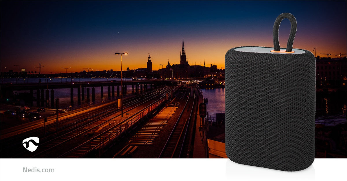 Bluetooth® Speaker | Maximum battery life: 7 hours | Handheld design | 7 W| Mono | Built-in microphone | Syncable | Black