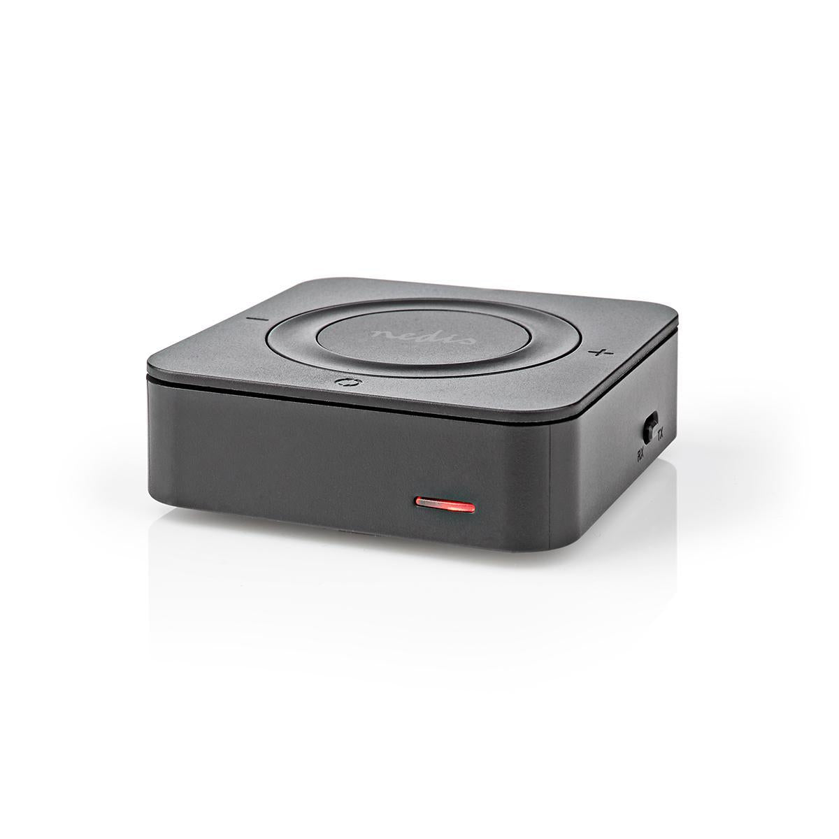 Bluetooth® Transmitter Receiver | Connection input: 1x AUX / 1x SPDIF | Connection output: 1x AUX / 1x SPDIF | AptX ™ Low latency / AptX™ / SBC | Up to 2 Devices | Maximum battery play time: 22 hrs | Black