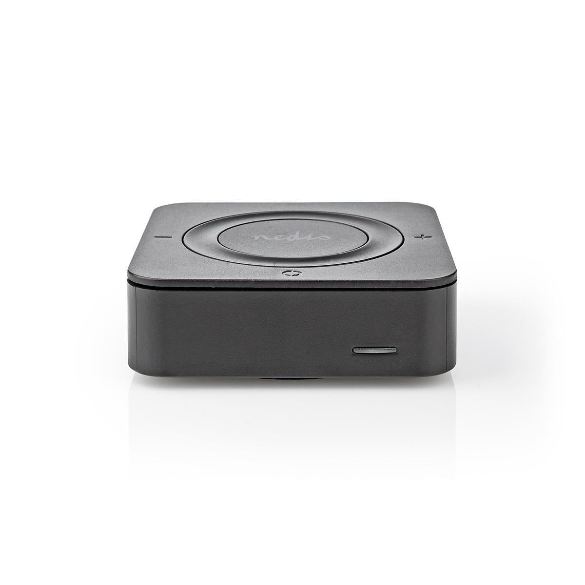 Bluetooth® Transmitter Receiver | Connection input: 1x AUX / 1x SPDIF | Connection output: 1x AUX / 1x SPDIF | AptX ™ Low latency / AptX™ / SBC | Up to 2 Devices | Maximum battery play time: 22 hrs | Black