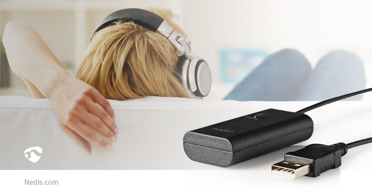 Bluetooth® transmitter | Connection input: 1x AUX / 1x USB | SBC | Up to 1 unit | Black