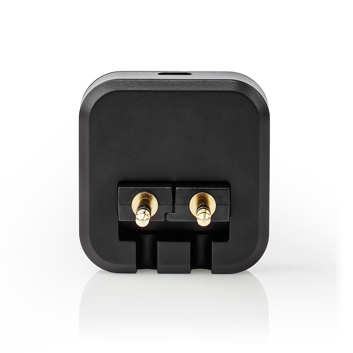 Bluetooth® transmitter | Connection input: 2x 3.5 mm Male | SBC | Up to 1 unit | 5 hours | Automatic shutdown function | Black