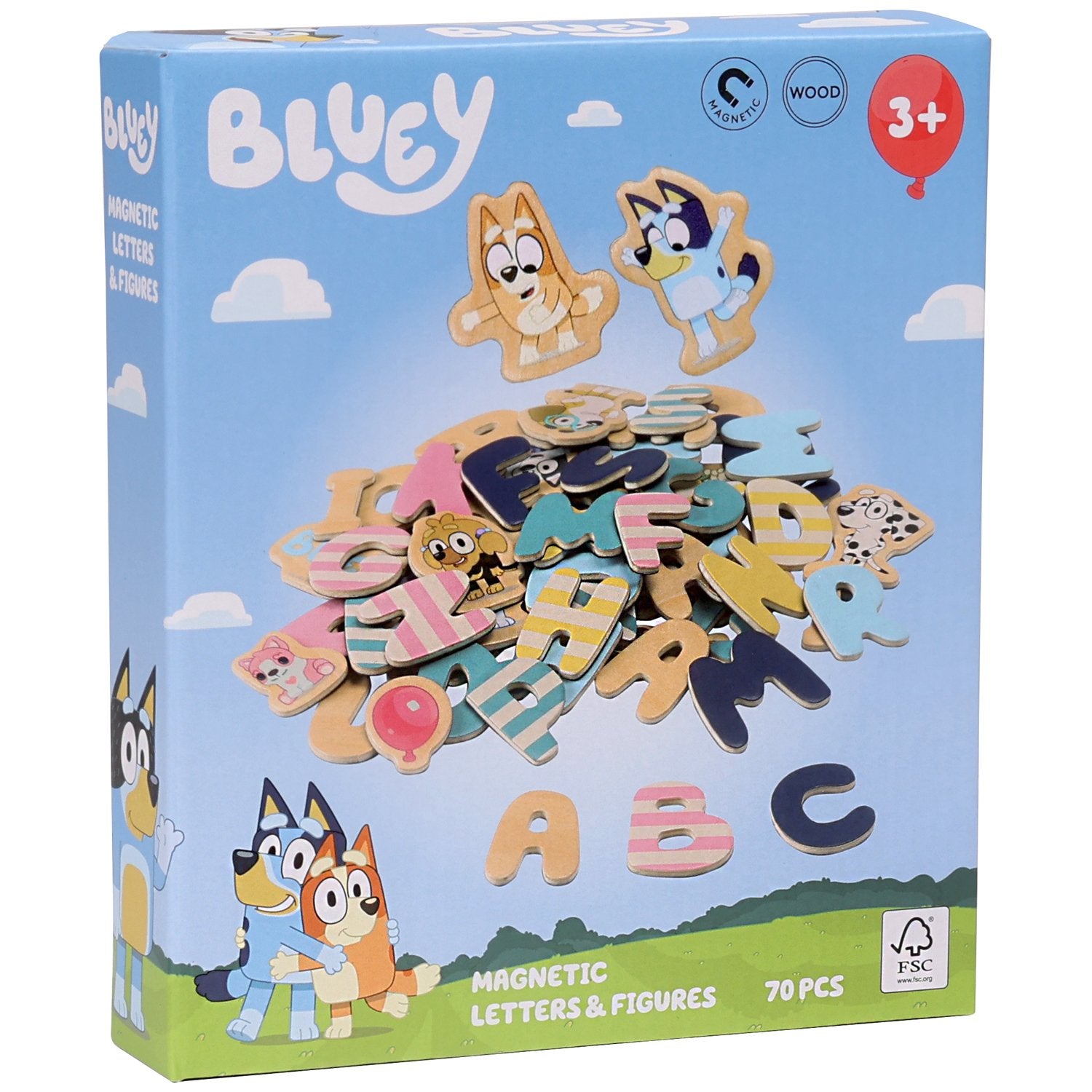 Bluey Magnetic letters