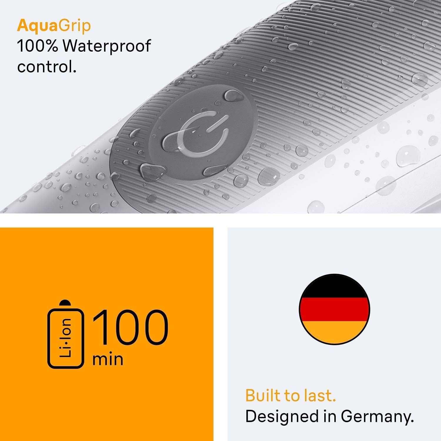 Body Groomer, Gentle Grey, Cordless, Waterproof