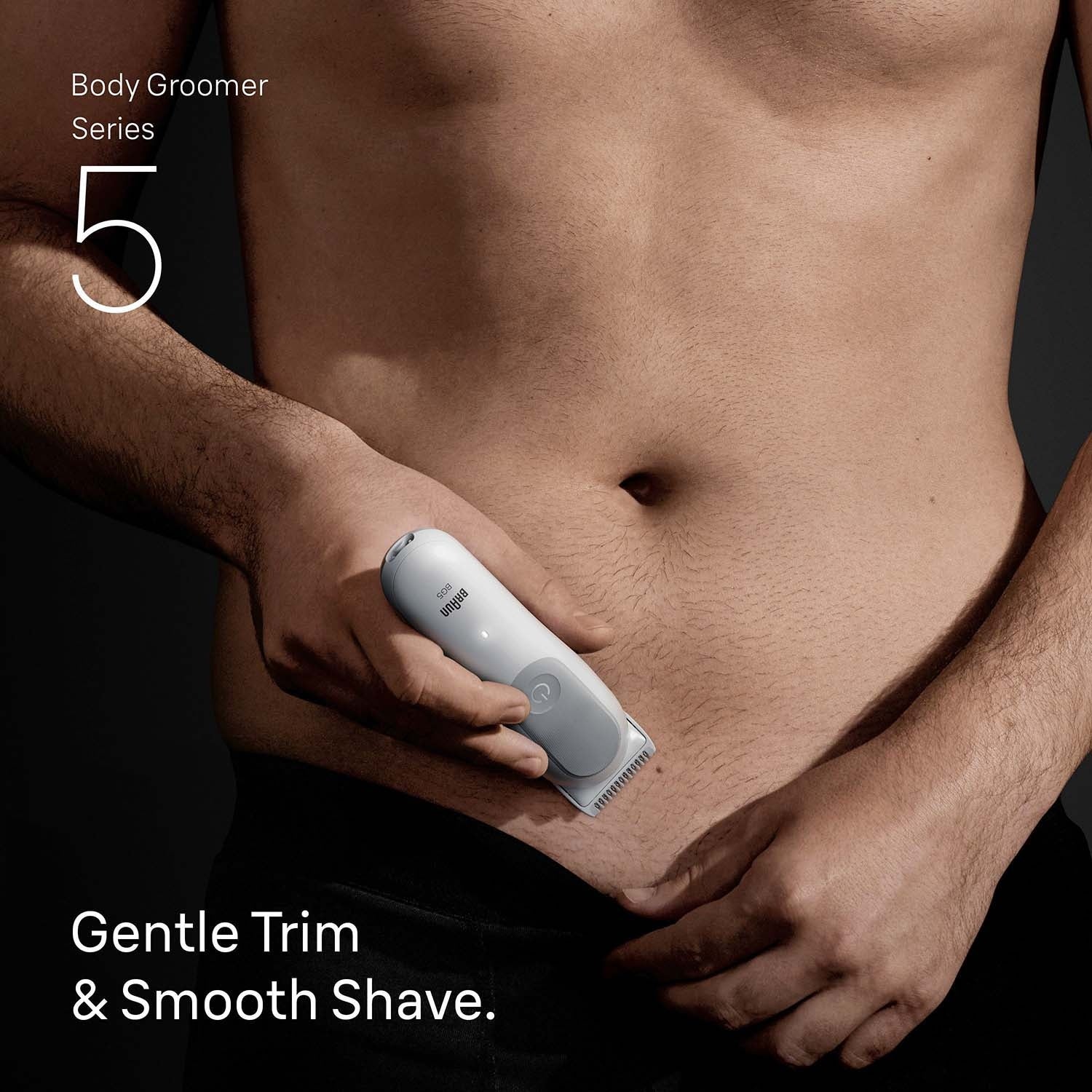 Body Groomer, Gentle Grey, Cordless, Waterproof