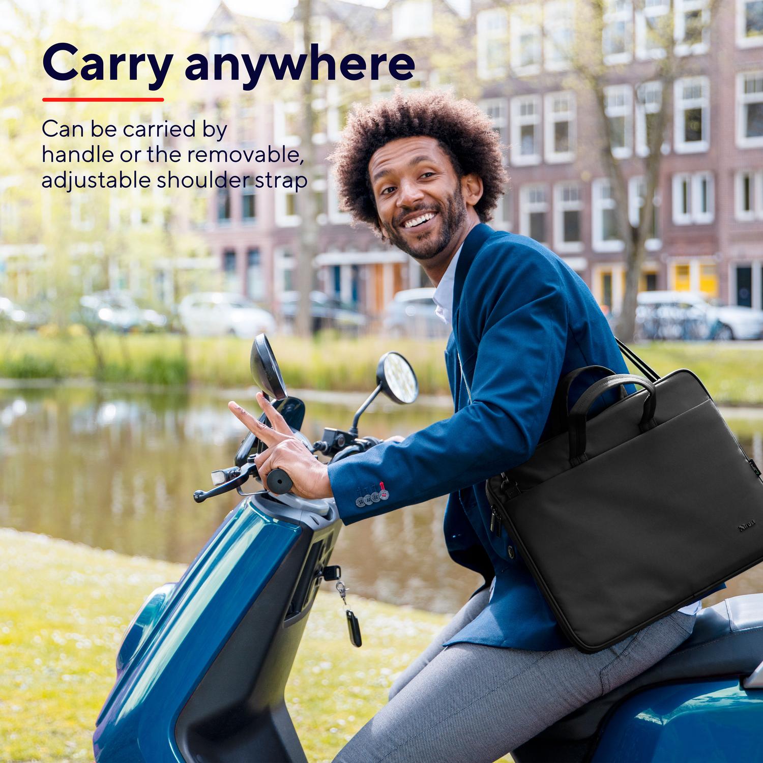 Bologna Laptop bag 16" Eco-friendly Black