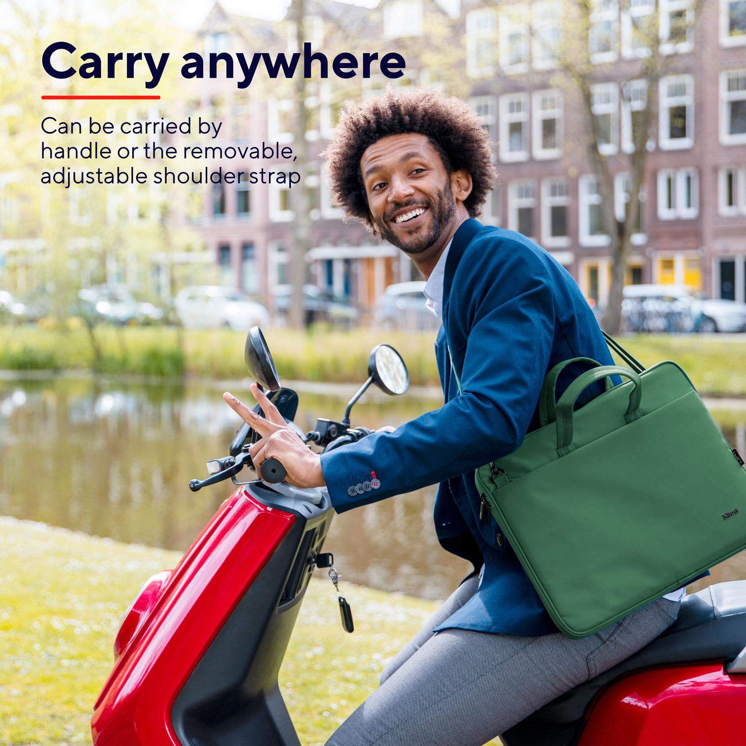 Bologna Laptop bag 16" Eco-friendly Green