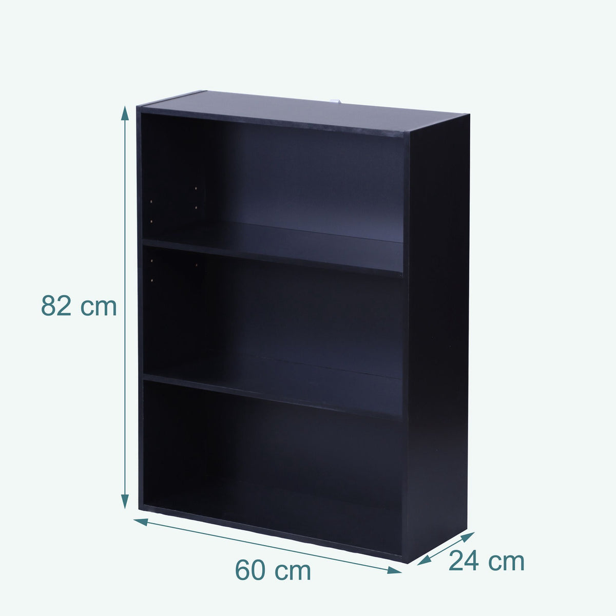 Bookcase with Adjustable Shelves, Freestanding Storage