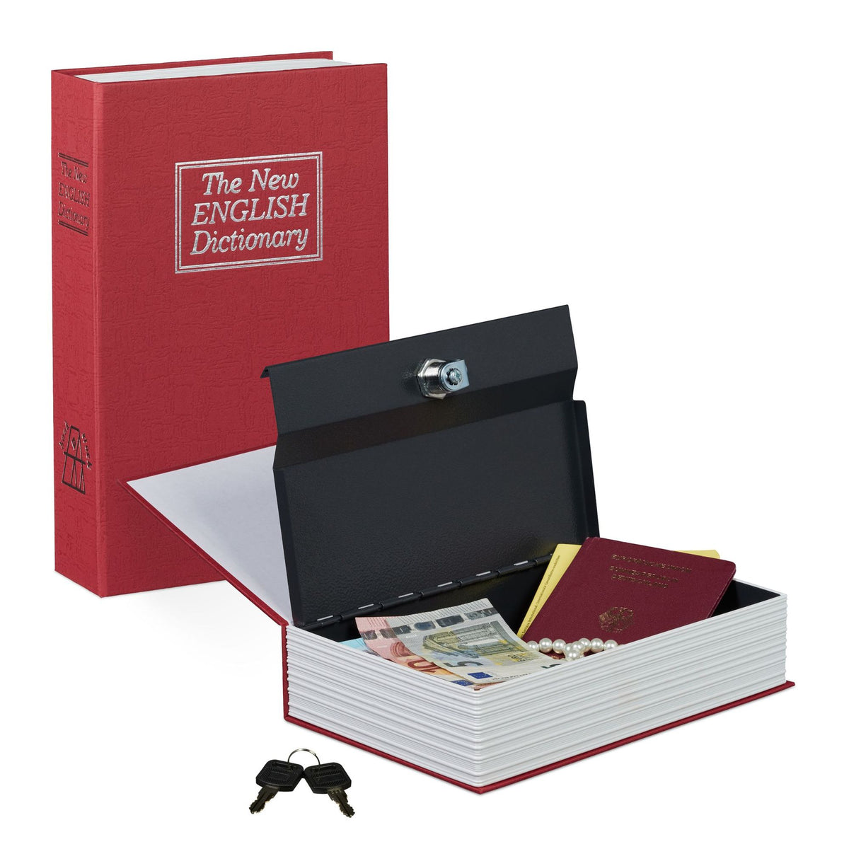 Book secure as dictionary with key