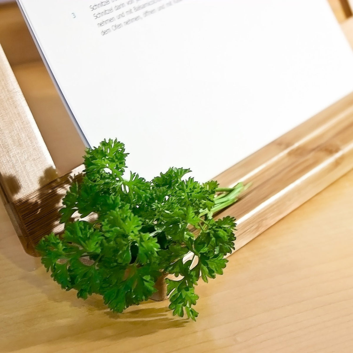 Bookshelf in bamboo