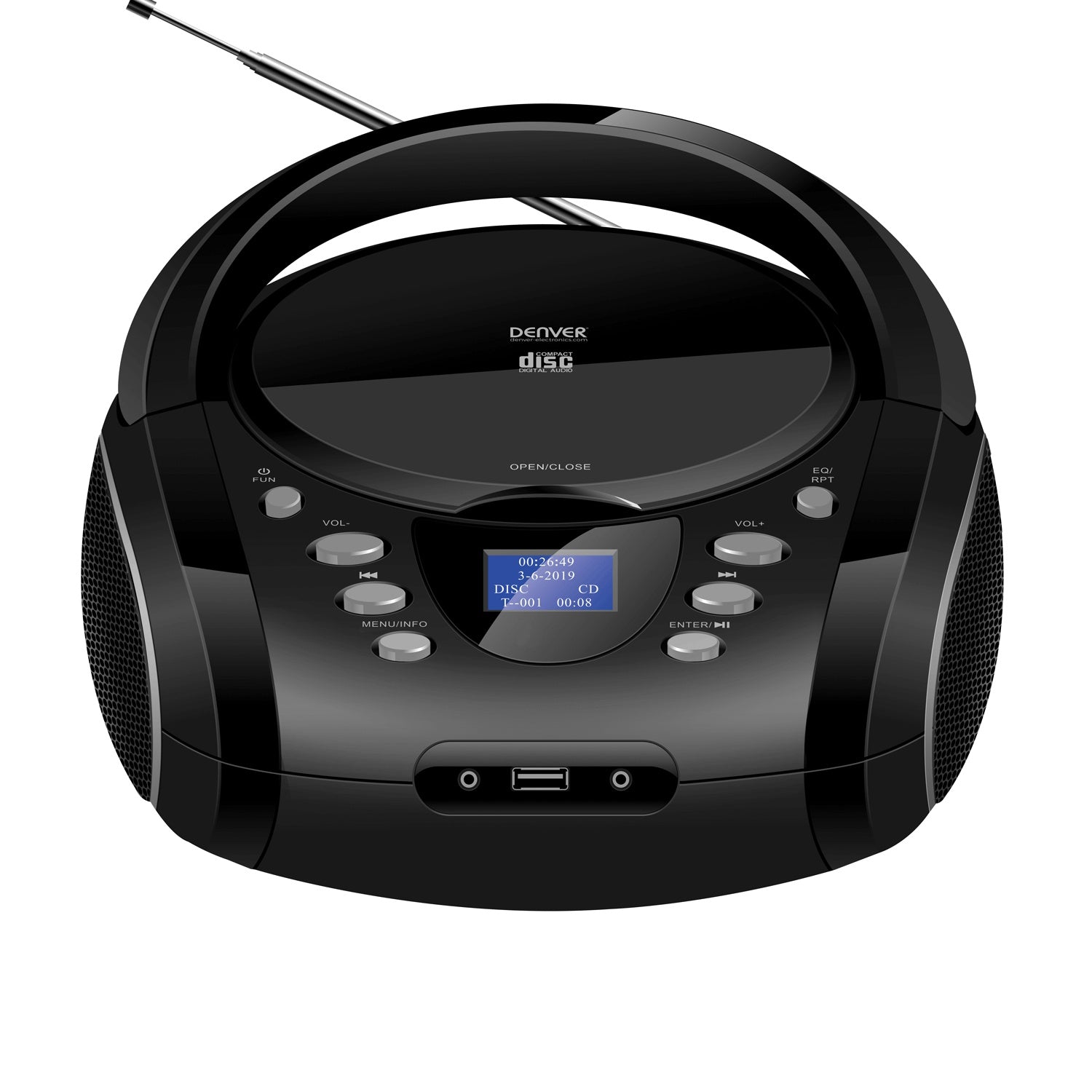 Boombox with CD/FM/DAB+/USB/AUX