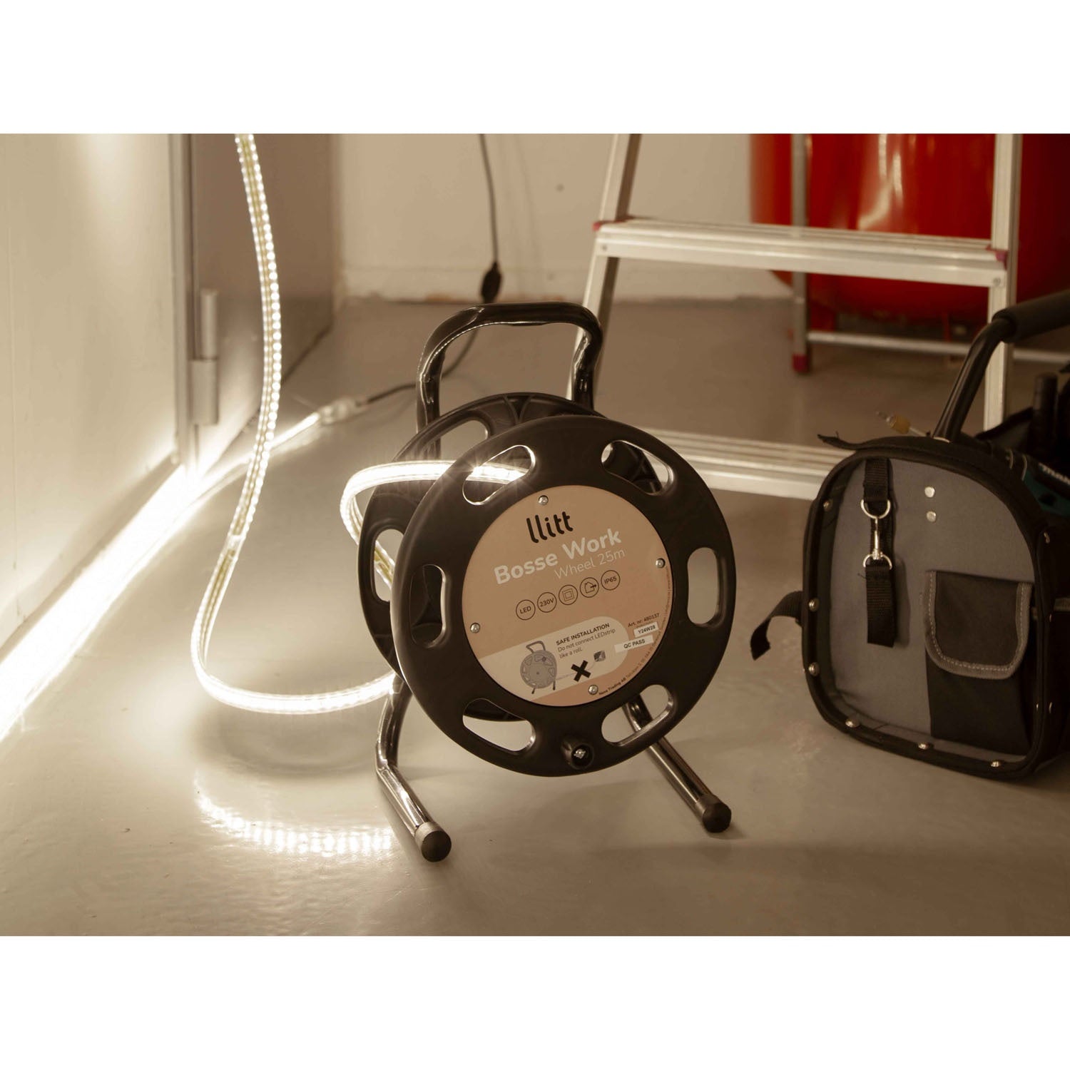 Bosse Work Wheel Ledstrip work lighting 25m IP65 4000K 200W 20000lm