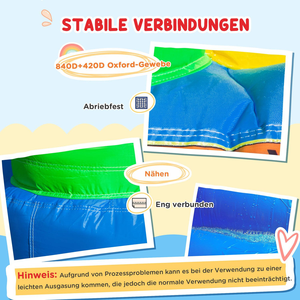 Bouncy Castle Inflatable Blower Children'S Bouncy Castle Play Castle Slide Trampoline Safety Net 3-10 Years Oxford 300X180X160Cm