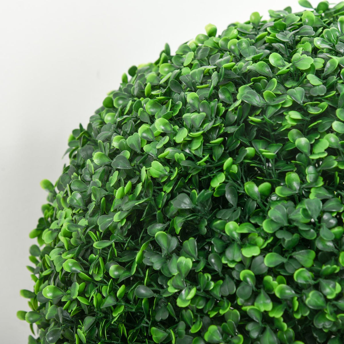 Boxwood ball set of 2 artificial plants with UV protection, for indoor and outdoor use, green